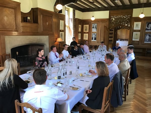 The discussions at Wellers' roundtable lunch for the hospitality trade at Rhodes House