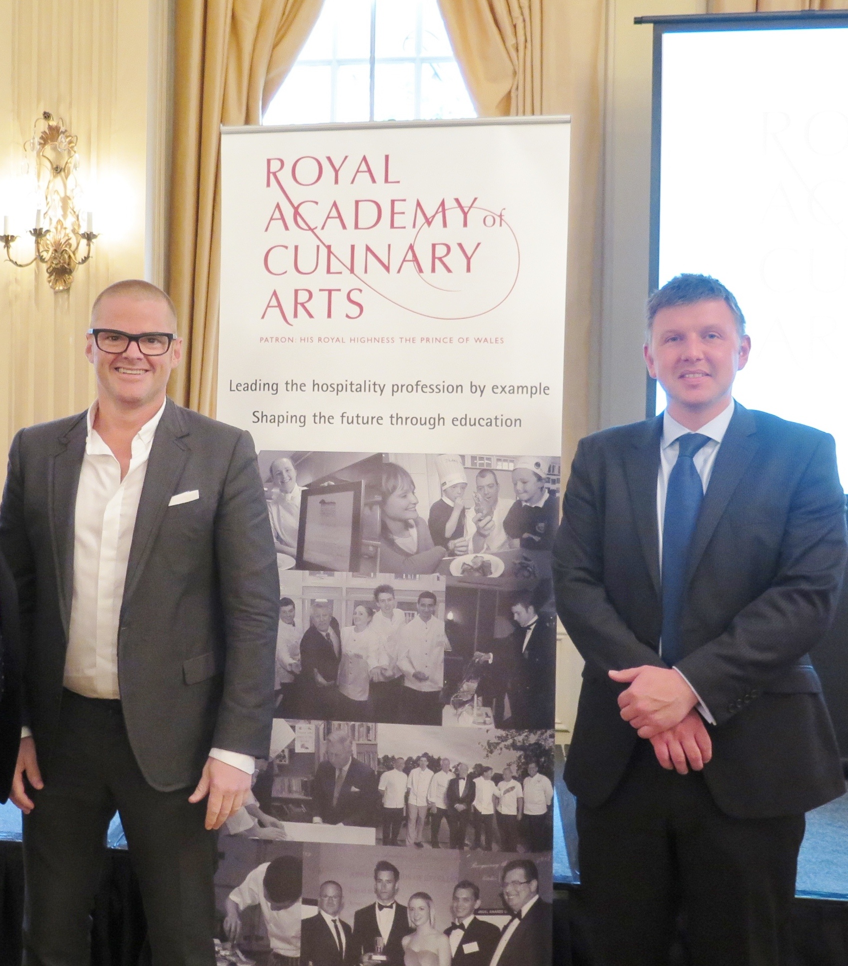 Presenting at RACA with Heston Blumenthal on financial management for hospitality businesses