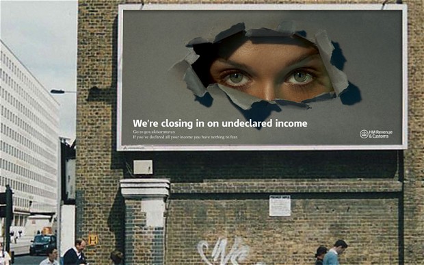 HMRC closing in on undeclared income